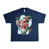 Navy merry Christmas gnome Urban Heavy Tee - CowhideDigitalArt