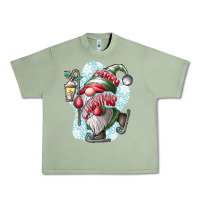 Oil Green merry Christmas gnome Urban Heavy Tee - CowhideDigitalArt