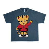 Midnight Navy daniel tigers neighborhood Urban Heavy Tee - linhVisuals