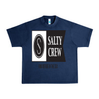 Navy salty crew Urban Heavy Tee - linhVisuals