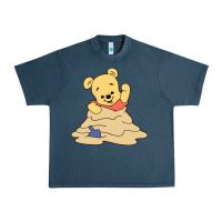 Midnight Navy baby bear Urban Heavy Tee - linhVisuals