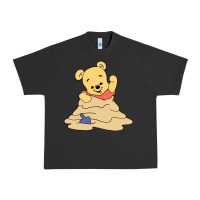 Pigment Black baby bear Urban Heavy Tee - linhVisuals