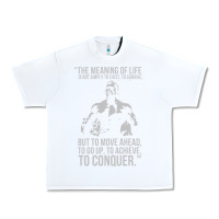 White schwarzenegger arnie Urban Heavy Tee - linhVisuals