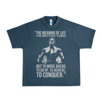 Midnight Navy schwarzenegger arnie Urban Heavy Tee - linhVisuals