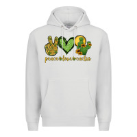 Dove Grey peace love cactus Premium Hoodie - Jasminsmagicworld
