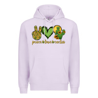Lilac peace love cactus Premium Hoodie - Jasminsmagicworld