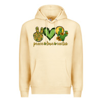 Pina Colada peace love cactus Premium Hoodie - Jasminsmagicworld
