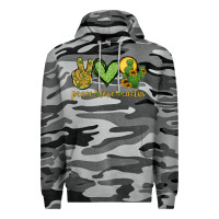 Slate Camo peace love cactus Premium Hoodie - Jasminsmagicworld