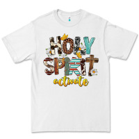 White Holy Spirit Activate Premium Tee - FaDigitalArtStudio
