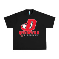 Black red de dickinson college vectorized Urban Heavy Tee - linhVisuals