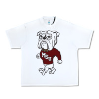 White mississipp state shirt Urban Heavy Tee - linhVisuals