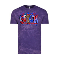 Cloud Purple boom bitch get out the way Vintage Tee - CowhideDigitalArt