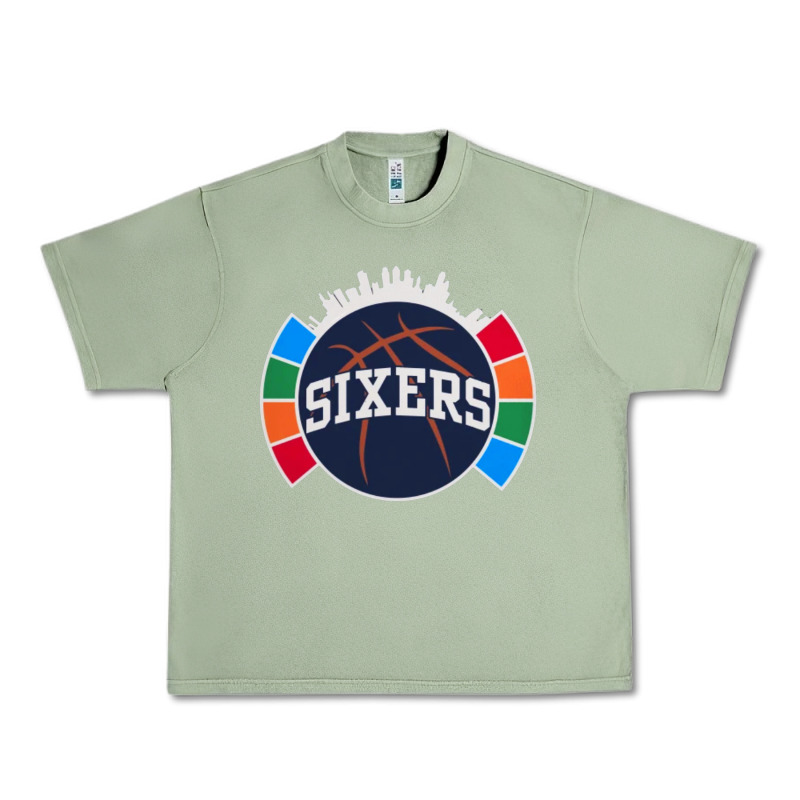 Sixers Basketball Urban Heavy Tee by linhVisuals | Teevron