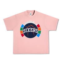 Salmon sixers basketball Urban Heavy Tee - linhVisuals