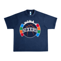 Navy sixers basketball Urban Heavy Tee - linhVisuals