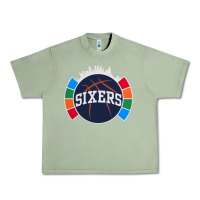 Oil Green sixers basketball Urban Heavy Tee - linhVisuals