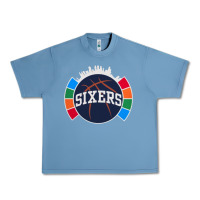 Pebble Blue sixers basketball Urban Heavy Tee - linhVisuals