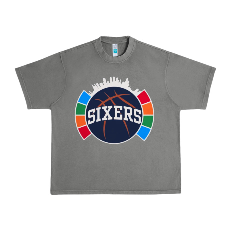 Sixers Basketball Urban Heavy Tee by linhVisuals | Teevron
