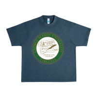 Midnight Navy george mason university Urban Heavy Tee - linhVisuals