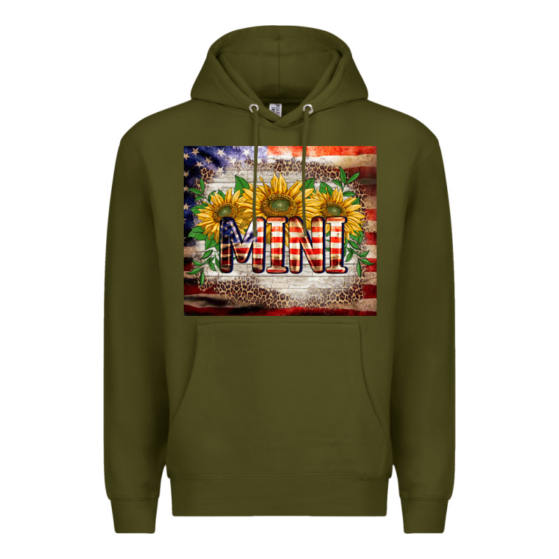 Patriotic Mini  Tumbler Premium Hoodie by BarkalooDesign | Teevron