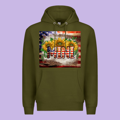 Patriotic Mini  Tumbler Premium Hoodie Designed By Barkaloodesign