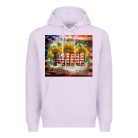 Lilac patriotic mini  tumbler Premium Hoodie - BarkalooDesign