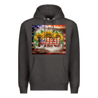 Smoke patriotic mini  tumbler Premium Hoodie - BarkalooDesign