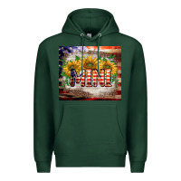 Sports Green patriotic mini  tumbler Premium Hoodie - BarkalooDesign