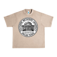 French Oak southern methodist university Urban Heavy Tee - linhVisuals