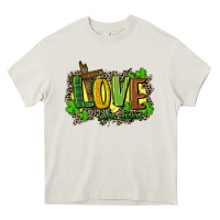 Cream love like jesus st. patricks Heavy Core Tee - FaDigitalArtStudio