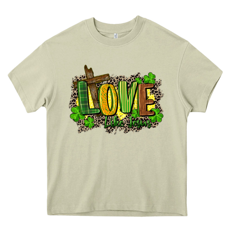 Love Like Jesus St. Patricks Heavy Core Tee by FaDigitalArtStudio | Teevron