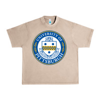 French Oak university of pittsburgh Urban Heavy Tee - linhVisuals