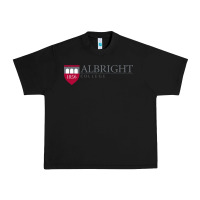 Black albright college vectorized Urban Heavy Tee - linhVisuals