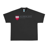 Pigment Black albright college vectorized Urban Heavy Tee - linhVisuals