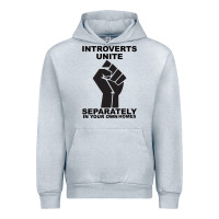 Heather Grey introverts unite seperately in your own homes Urban Hoodie - Bettercallsaul