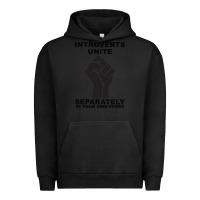 Pigment Black introverts unite seperately in your own homes Urban Hoodie - Bettercallsaul