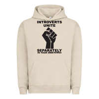Pigment French Oak introverts unite seperately in your own homes Urban Hoodie - Bettercallsaul