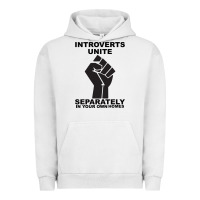 Pigment Lunar Rock introverts unite seperately in your own homes Urban Hoodie - Bettercallsaul