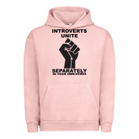 Pigment Salmon introverts unite seperately in your own homes Urban Hoodie - Bettercallsaul