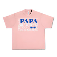 Salmon they call me papa because i'm too cool to be grandpa Urban Heavy Tee - linhVisuals