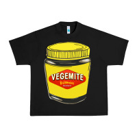 Black vegemite Urban Heavy Tee - linhVisuals