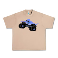 Burro Monster Truck Megalodon Urban Heavy Tee - linhVisuals