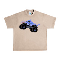 French Oak Monster Truck Megalodon Urban Heavy Tee - linhVisuals