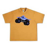 Peanut Butter Monster Truck Megalodon Urban Heavy Tee - linhVisuals