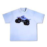 Grape Ice Monster Truck Megalodon Urban Heavy Tee - linhVisuals
