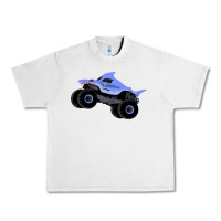 Lunar Rock Monster Truck Megalodon Urban Heavy Tee - linhVisuals