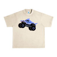 Sandshell Monster Truck Megalodon Urban Heavy Tee - linhVisuals