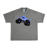 Tornado Monster Truck Megalodon Urban Heavy Tee - linhVisuals