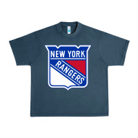 Midnight Navy Ny rangers Urban Heavy Tee - linhVisuals