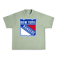Oil Green Ny rangers Urban Heavy Tee - linhVisuals